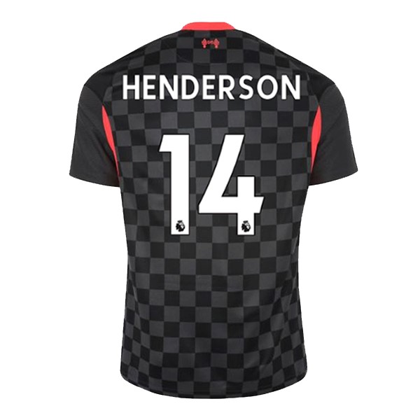 Camiseta Liverpool NO.14 Henderson Replica Tercera Ropa 2020/21 Negro